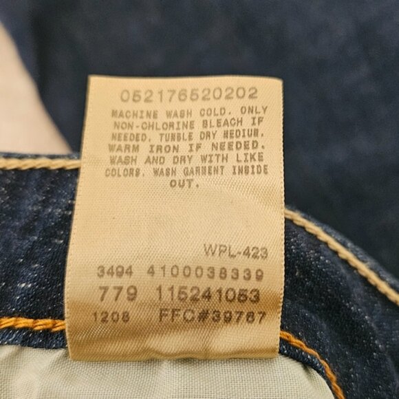 Y2K Levi's Too Superlow Boot Cut 524 Dark Wash Jeans - Picture 6 of 6